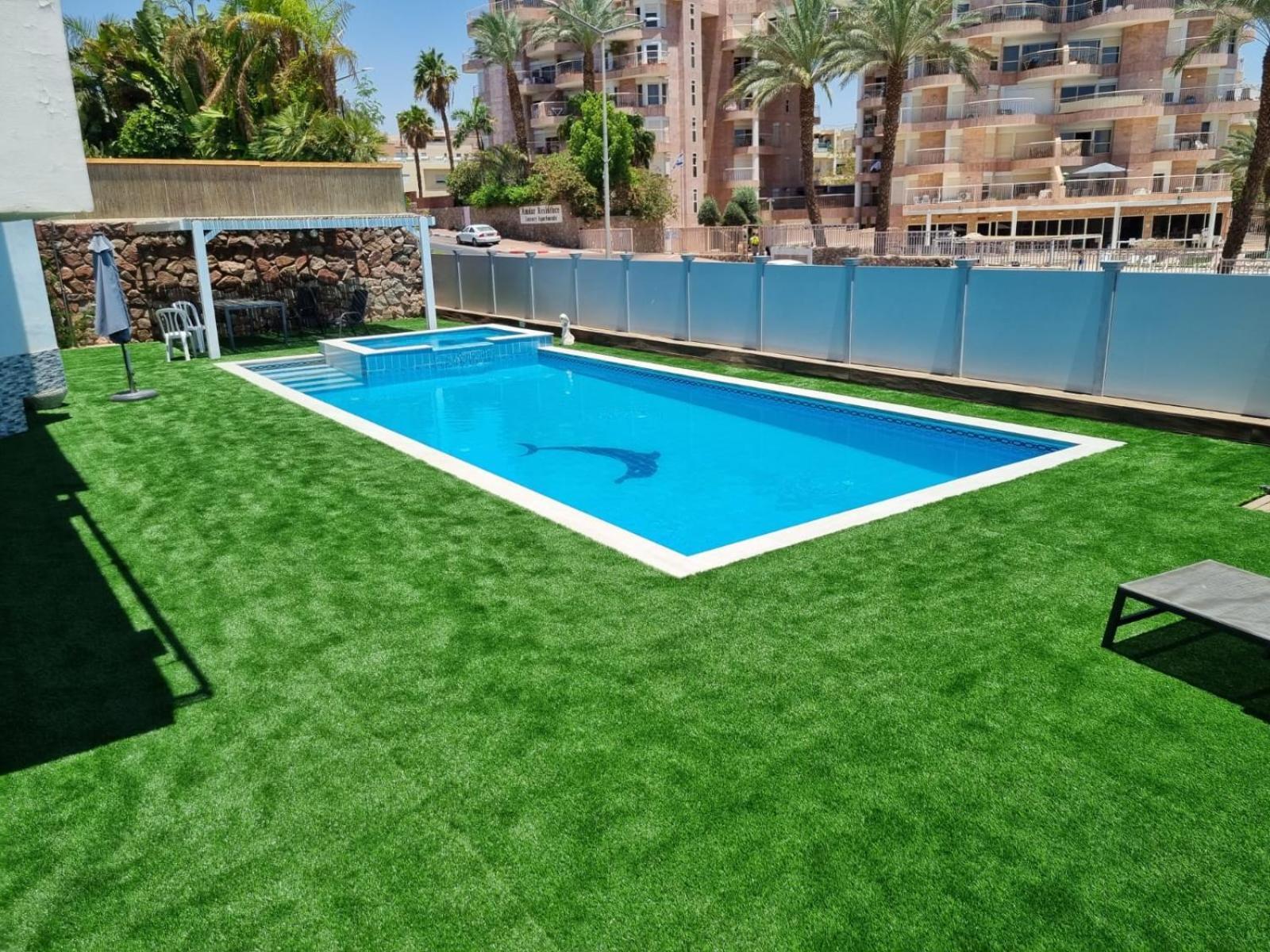 Villa With Heated Pool And Jacuzzi Sea View 300M Front Of The Beach Ejlat Zewnętrze zdjęcie